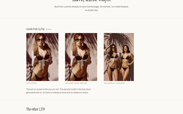 Frankies Bikinis, built by APT Enter